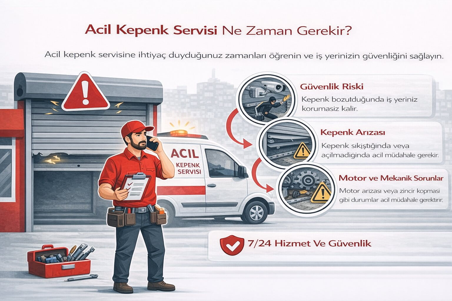 Acil Kepenk Servisi Ne Zaman Gerekir? görseli