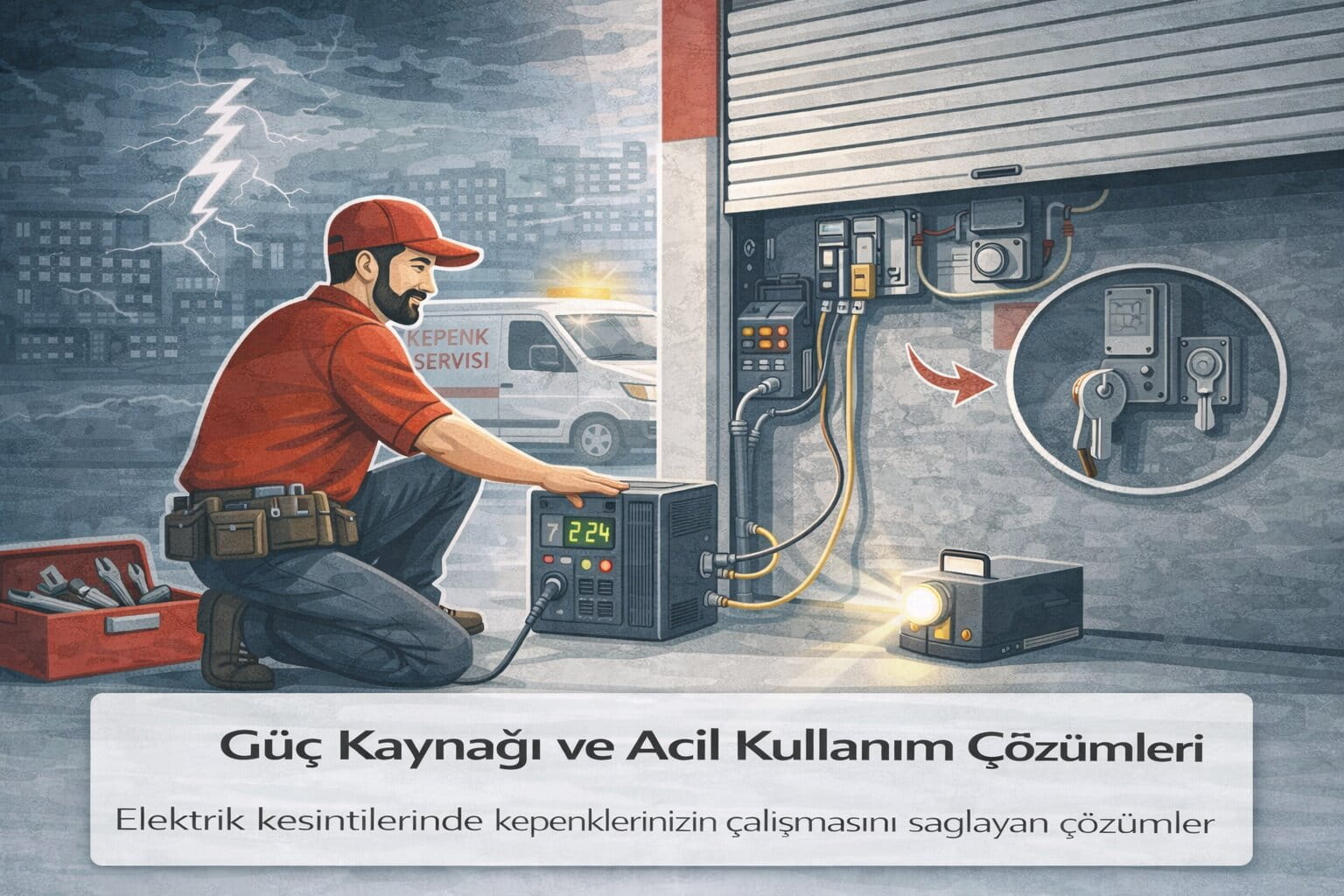 Beyoğlu kepenk güç kaynağı çözümü