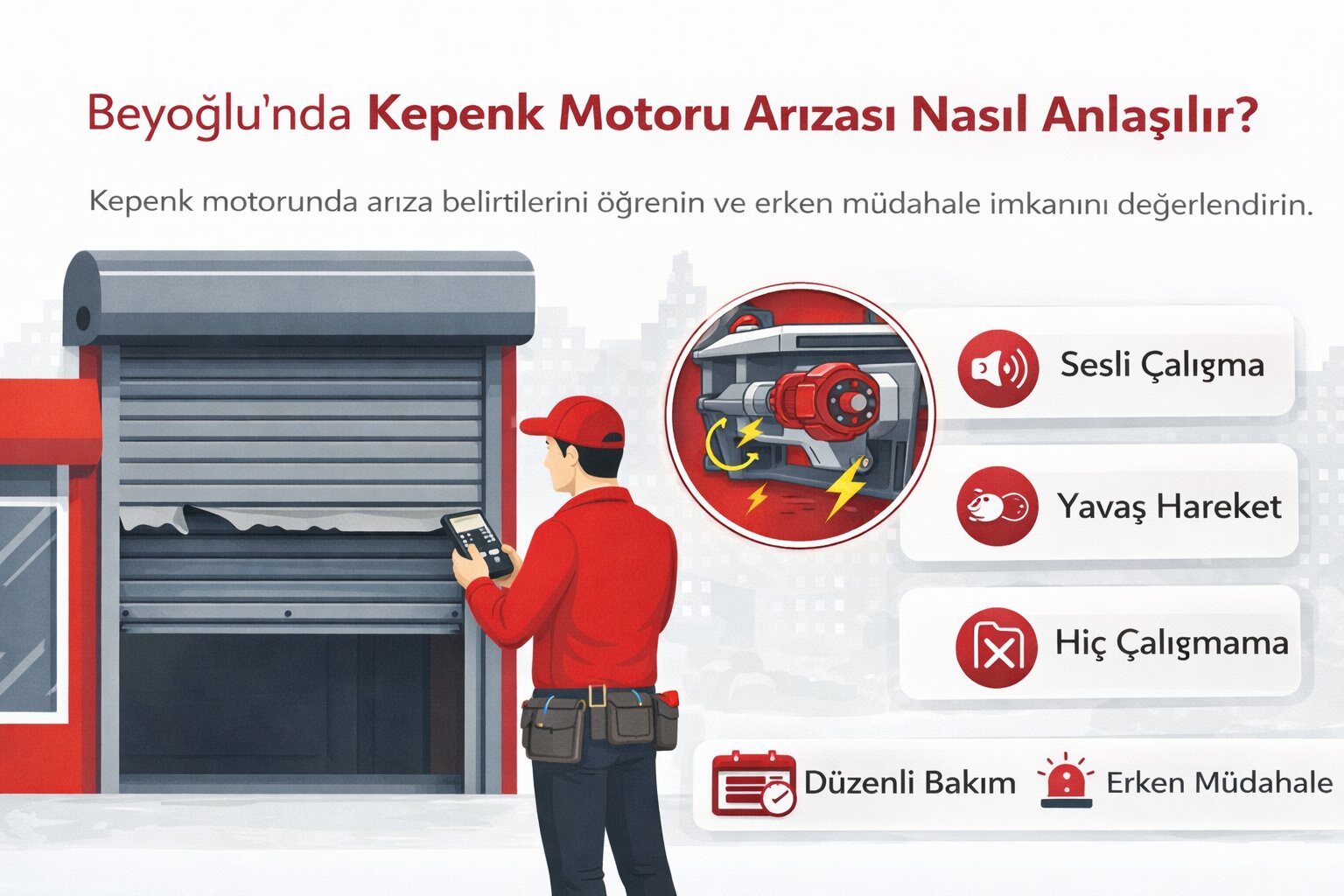 Kepenk Motoru Arızası Nasıl Anlaşılır? kapak görseli