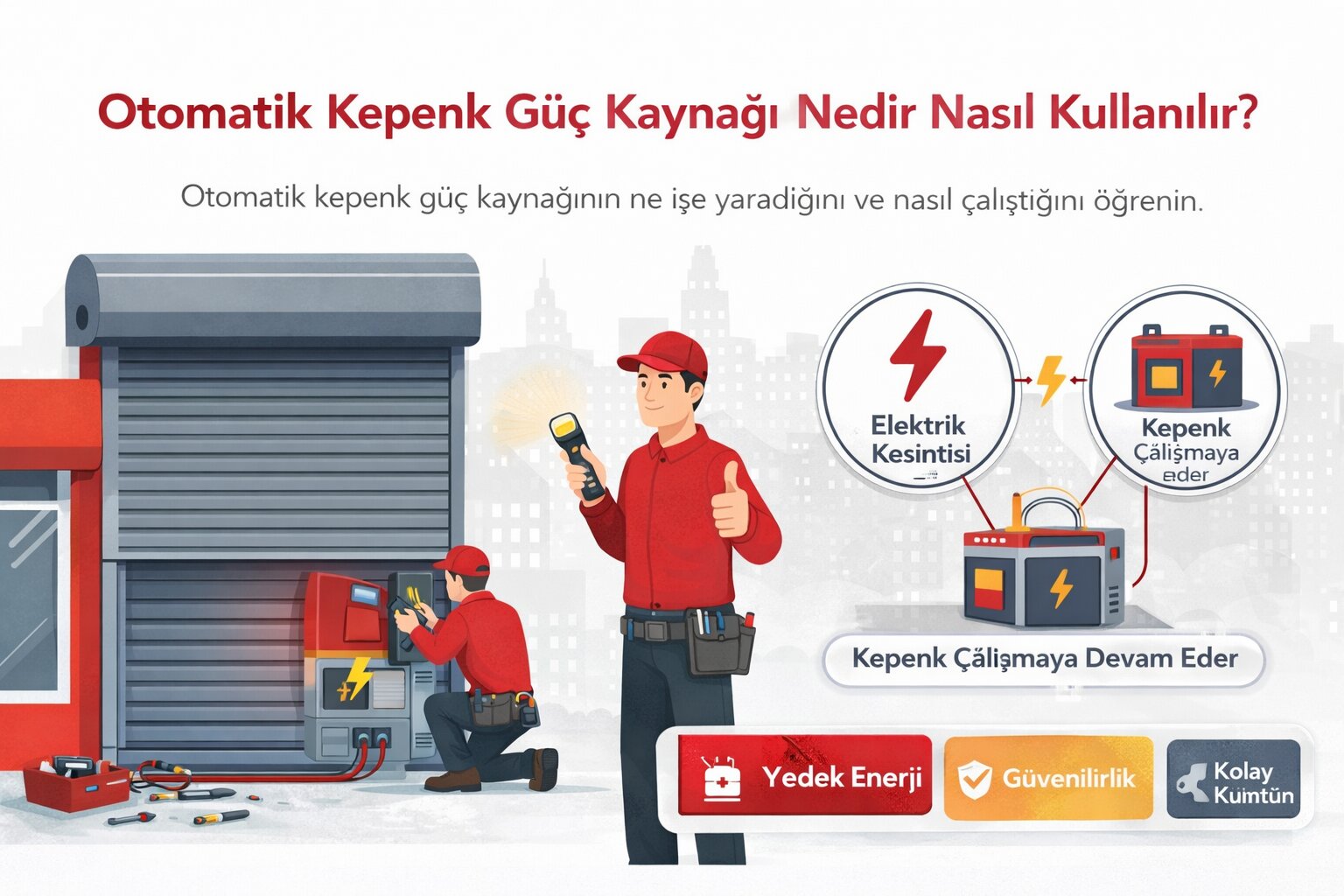 Otomatik Kepenk Güç Kaynağı Nedir, Nasıl Kullanılır? kapak görseli