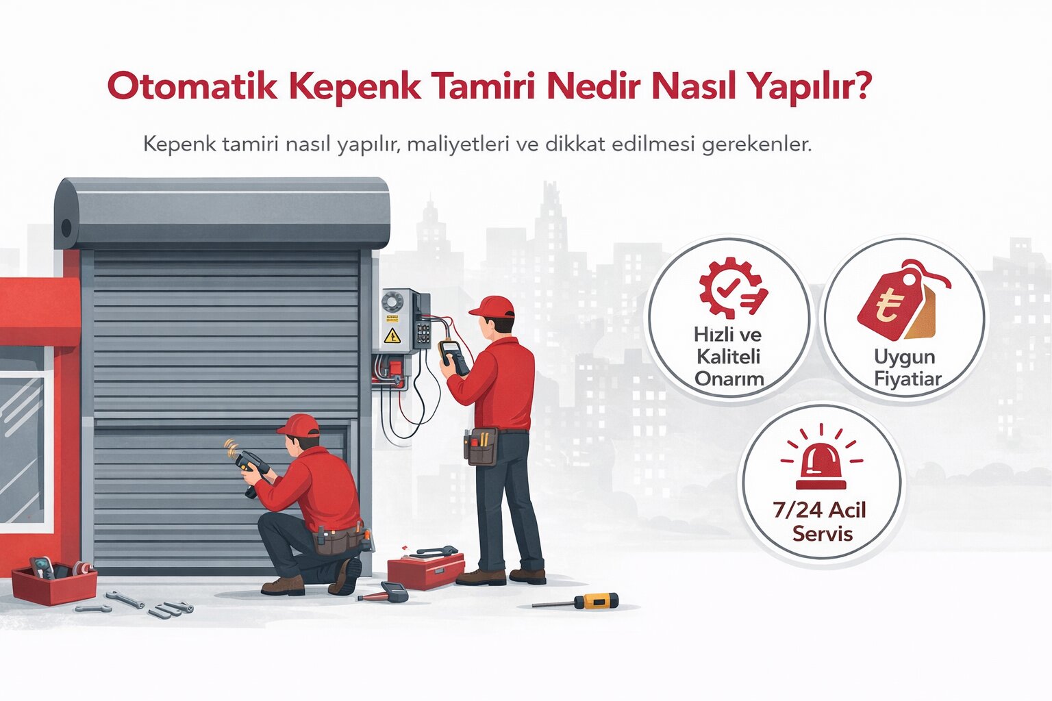 Otomatik Kepenk Tamiri Nedir, Nasıl Yapılır? kapak görseli